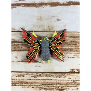 Vintage 1995 Trendmasters Godzilla Wars Battra Mothra 4" Figure Used
